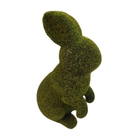 Moss Bunny Rabbit Figurine With Open Moss Balls Spring Easter Wreath Craft Suppl - Picture 9 of 13
